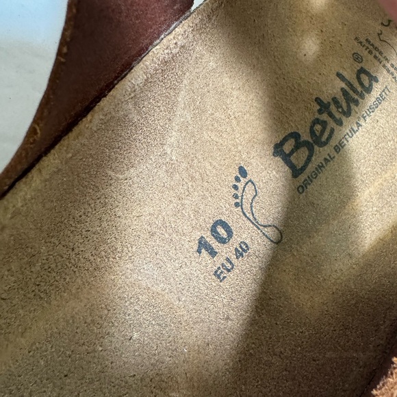 BIRKENSTOCK Betula GIZEH Thong Nubuck Boho Sandals Slides Mules Eva Neutral 10 - Picture 8 of 14